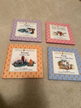 Vintage Winnie the Pooh Pop Up Book Collection 4 books in cover